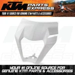 New Ktm White Plastic Headlight Mask 150 250 300 350 450 500 17-19 7960800100028. Fixed Price $40.25.
