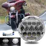Dot 7" Led Projector Headlight White Drl For Harley Davidson Street Glide Flhx. Fixed Price $30.98.