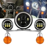 7" Inch Led Headlight & 4.5" Passing Lights Bar For Kawasaki Vulcan Vn 500 750. Fixed Price $195.99.