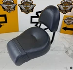 06-17 Oem Harley Dyna Detachable Passenger Pillion Seat Fits Solo Rack. Fixed Price $269.95.