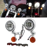 Auxiliary Led Spot Fog Light Turn Signals Fits For 1994-2023 Harley Street Glide. Fixed Price $139.95.