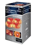 Luma Brite Emergency Disc Led Flare Kit. Multipurpose Road Safety Lights. Fixed Price $19.99.
