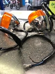 Harley Davidson Oem Front Turn Signal Lights HD-1 Sae Dp 85 Dot Pm. Fixed Price $75.00.