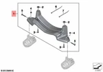 Genuine Bmw K50 Set Holder Led Additional Headlight 77511542180. Fixed Price $122.93.