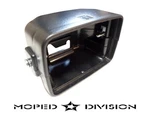 Nos Moped Saturnus Square Headlight Bucket Only - Replaces Tomos 227100 Black. Fixed Price $28.99.