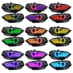 Oracle Black Series Led Headlights Dynamic Colorshift W/ Sequential Turn Signal. Fixed Price $1809.99.