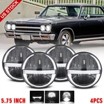 For Chevy Chevelle 1964-1970 Camino 5.75" 5-3/4 Led Headlights Hi-lo Drl 4PCS. Fixed Price $96.01.