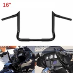 Black 16" Meathook Bars Handlebar For Harley Street Glide Electra 1986-UP. Fixed Price $135.00.