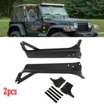 Upper & Lower Mounting Brackets For 97-06 Jeep Wrangler Tj 52 Inch Led Light Bar. Fixed Price $59.99.