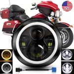 7" Inch Led Headlight Hi/lo Beam Projector For Harley-davidson Street Glide Flhx. Fixed Price $31.99.