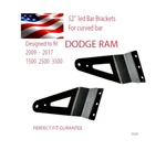 2009 To 2017 Dodge Ram 1500 2500 Classic Led Light Bar Brackets Curved 52".... Fixed Price $44.99.