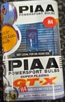 Piaa Power Sports Super Plasma Gt-x BULB60/55W=135/125W Bluish/purp Light. Fixed Price $22.00.