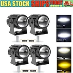 2X Mini Motorcycle Headlight Universal Led Headlamp Projector Lens Spotlight Atv. Fixed Price $29.98.