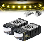 Grile Led Headlight Bumper Projector Lens Car Atv Utv Fog Offroad 16000LM +fan. Fixed Price $190.99.