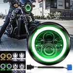 7 Inch Motorcycle Led Headlight Green Halo For Harley Davidson Touring Sportster. Fixed Price $17.99.