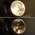 7" Headlight H4 12V 60/55W Chrome Metal Housing Ece Sirius NS-2209S Fits Victory. Fixed Price $114.83.