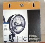 Oem Harley Defiance Chrome Passing Lamp Rings Road King Softail Electra Glide. Fixed Price $185.95.