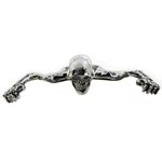 V-twin Manufacturing 7 In. Headlight Skull Visor 33-1936. Fixed Price $28.06.