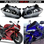 Fits For 2007-2008 Yamaha YZF-R1 Front Headlight Headlamp Assembly. Fixed Price $57.58.