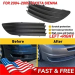 New Lower Front Bumper Fog Light Lamp Hole Cover Grille Set For 2004-2005 Sienna. Fixed Price $16.99.