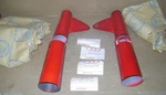 Nos Honda CB350K4 Fork Covers All 1972 73 51602 51606 51611 344-670 Hx Red. Fixed Price $250.00.
