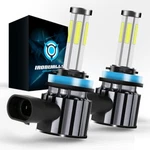 2X Ironwalls Sides H11 Led Headlight Bulbs Low Beam 6000K Cold White Plug Play. Fixed Price $26.99.