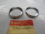 Nos Suzuki 1971-72 T350 Rebel Head Light Bracket Seat Cover 51551-18630. Fixed Price $22.75.