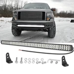 Fit Dodge Ram 1500 09-18 Hidden Bumper Grille 42'' Straight Led Light Bar 40"44". Fixed Price $118.99.
