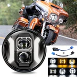 Dot 7" Inch 130W Led Headlight Hi/low Beam Turn Signal&drl For Harley Davidson. Fixed Price $50.98.