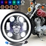Ridroid 5.75"INCH Rgb Headlight Hi/low For Harley Dyna Rider Fxdls Sportster. Fixed Price $40.86.