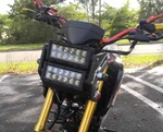Honda Grom 14-16 Double Led Bar Headlight Conversion Kit; Black-out Face. Fixed Price $399.95.
