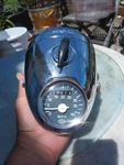 Vintage Italy Cev Headlight Assembly Tipo 105 02745 04784 Speedometer Vespa. Fixed Price $69.00.