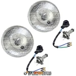 2X Lucas 700 Headlight Inch 12V Conversion Lamp H4 Halogen Bulb 3 Pin Holder. Fixed Price $55.43.
