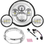 7" Headlight Fog Combo For H-d Road King/electra Glide Motorcycles. Fixed Price $149.99.