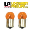 Lockhart Phillips Short Stalk Flush Mount Turn Signal Light Bulb Set Amber 1156. Fixed Price $7.99.