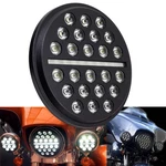Eagle Lights Slim Line 7IN Led Projection Headlight Black Harley-davidson Indian. Fixed Price $199.99.