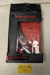 Newother Kuryakyn Lighted Curved Vertical Side Mount License Plate Holder (9252). Fixed Price $79.00.