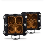Heretic Studio Quattro Amber Led Pod Light- 2 Pack (flood) With Wiring Harness. Fixed Price $199.99.