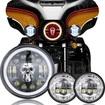 For Harley Davidson Electra Glide Flhtc Rgb 7" Led Headlight +4.5" Passing. Fixed Price $70.59.