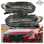 For 2018-2022 Honda Accord Full Led Headlights Chrome Left Right Side Pair 2PCS. Fixed Price $360.99.