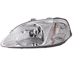 Headlight Driver Left Halogen Chrome Fits 1999-2000 Honda Civic 2DR/SEDAN. Fixed Price $53.59.
