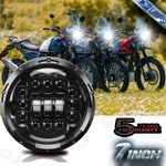 7" Led Round Headlight Drl Motorcycle For Triumph Thruxton 900 1200 Tfc Rs Specs. Fixed Price $48.99.