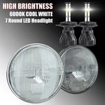 Pair 7" Round Led Reflector Headlights Fit Chevrolet Nova 1969-79 C10 C20 Pickup. Fixed Price $108.99.