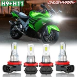 4X Fits Kawasaki ZX1000 Ninja ZX10R 2006-2010 H9 & H11 Led Headlight Combo Bulbs. Fixed Price $22.99.