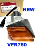 Oem Honda VFR750 Interceptor Turn Signal Blinker Front Right 33400-MT4-671. Fixed Price $99.00.