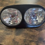 Harley Roadglide Headlight Assembly 98-09 Bulbs Bezel Trim Ring Oem Fltrx. Fixed Price $99.99.