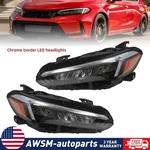 For 2022-2024 Honda Civic Chrome Trim Full Led Headlights Headlamps Left+right. Fixed Price $268.49.