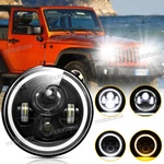 7" Inch Round Led Headlight Hi-lo Beam Eyes For Jeep Wrangler Jk Lj Tj Cj. Fixed Price $35.99.