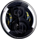 Letric Lighting Co 850-09670 LLC-DHL-7TS 7" Led Deluxe Hdlght Turns Black W/. Fixed Price $249.95.