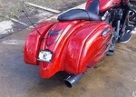 Kawasaki Vulcan VN900 Integrated Turn Signal License Plate Relocator Mount. Fixed Price $88.00.